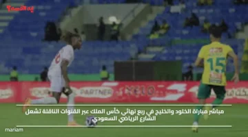 مباشر مباراة الخلود والخليج في ربع نهائي كأس الملك عبر القنوات الناقلة تشعل الشارع الرياضي السعودي